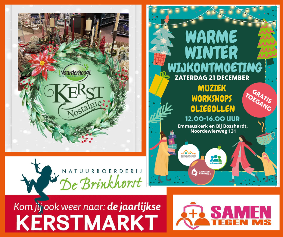 Kerstmarkten 16, 17, 18 en 21 december