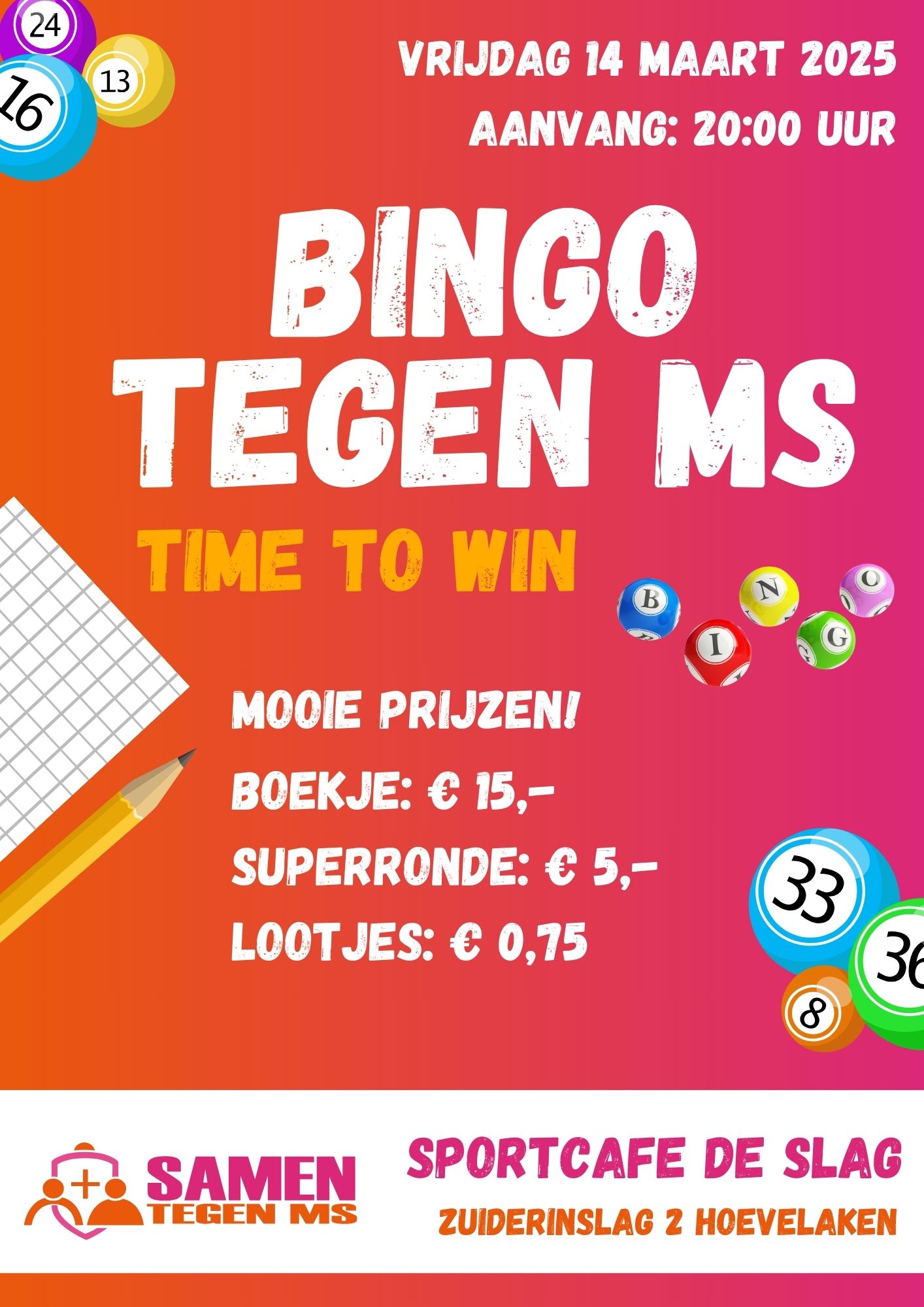 Bingo Tegen MS