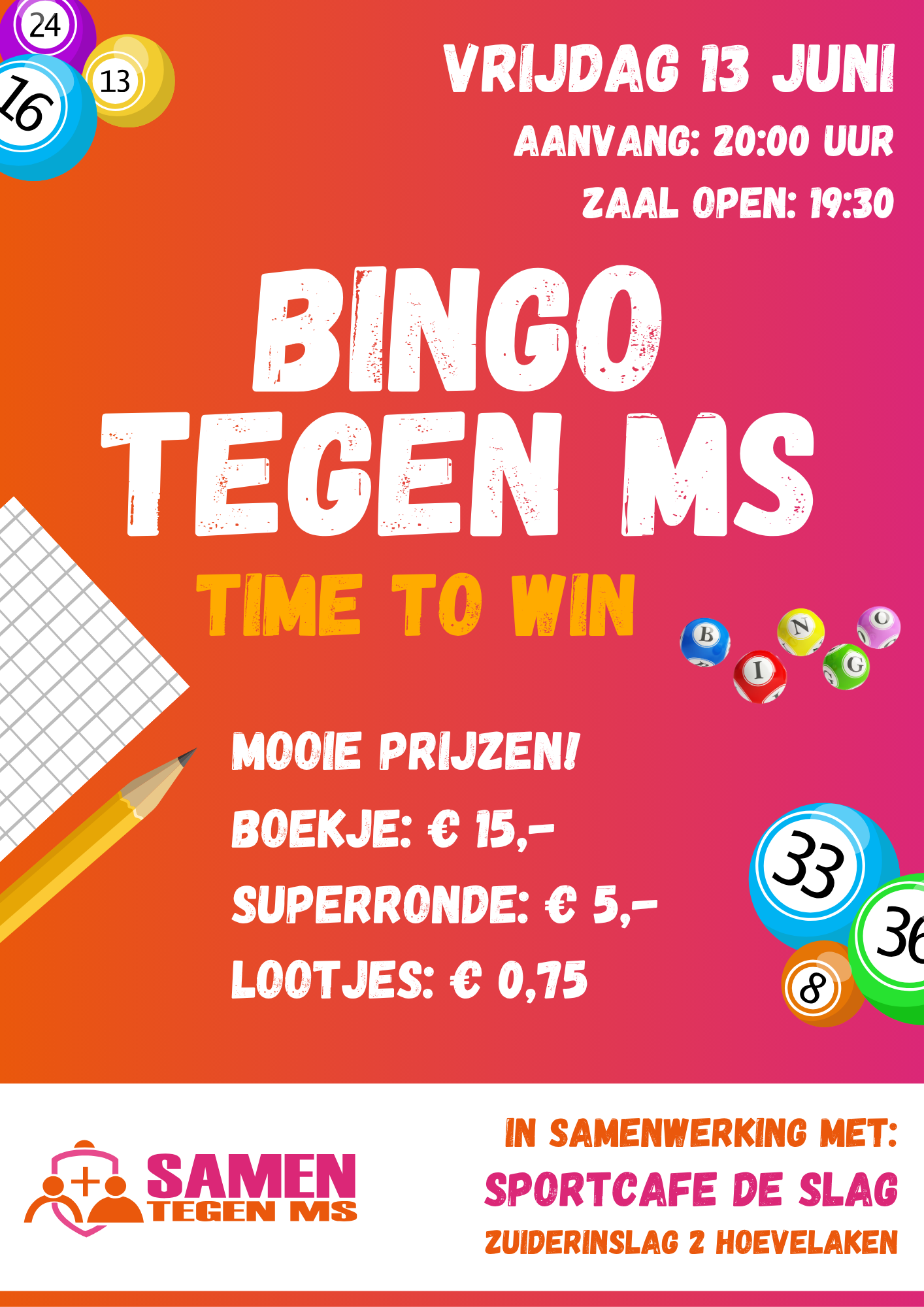 Bingo Tegen MS